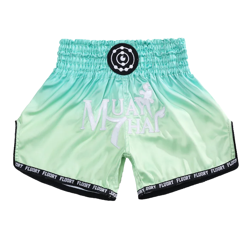 Floral Beautiful Gradient Women's Muay Thai Shorts Fighting Martial Arts