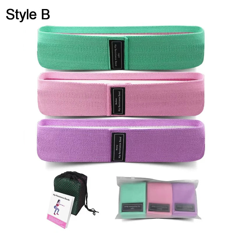 Elastic Fitness Bands, Rubber Workout Resistance Bands
