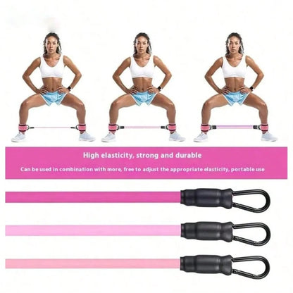 3-Pack Ankle Resistance Bands, Ankle Bands for Working Out with Cuffs