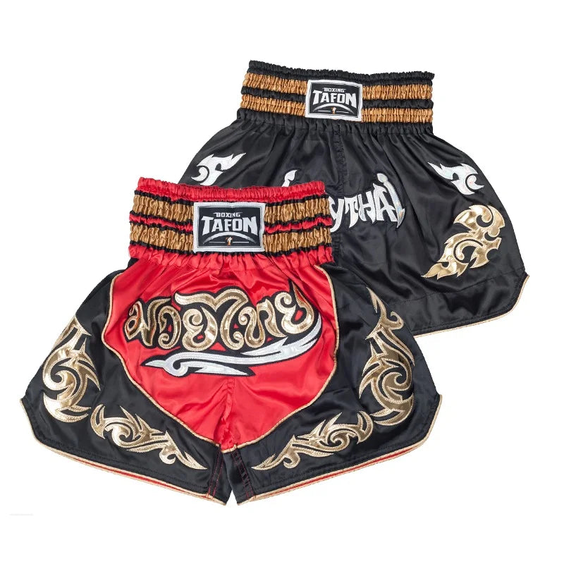 Classic Muay Thai Shorts For Men Women Boxing Kickboxing High Grade