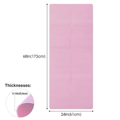 4MM Thick EVA Yoga Mats Anti-slip Sport Fitness Mat Blanket For Exercise Yoga