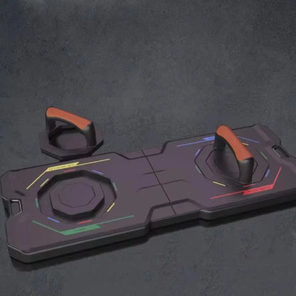 20-in-1 Multifunctional Push-Up Board Home Gym Workout Stands + Resistance Bands