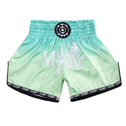 Floral Beautiful Gradient Women's Muay Thai Shorts Fighting Martial Arts