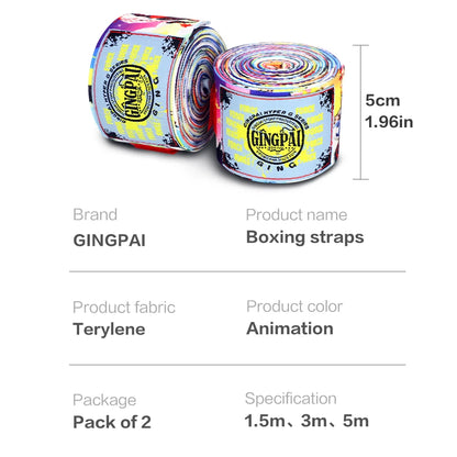 1.5/3/5M 1 Pair Boxing Bandage Muay Thai Taekwondo Sanda Handbands For Wrist Wraps Combat Protect Boxing Training Bandages