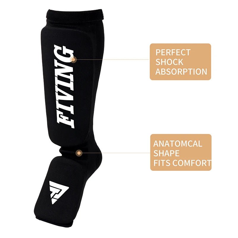 FIVING Cotton Shin & Instep Guards