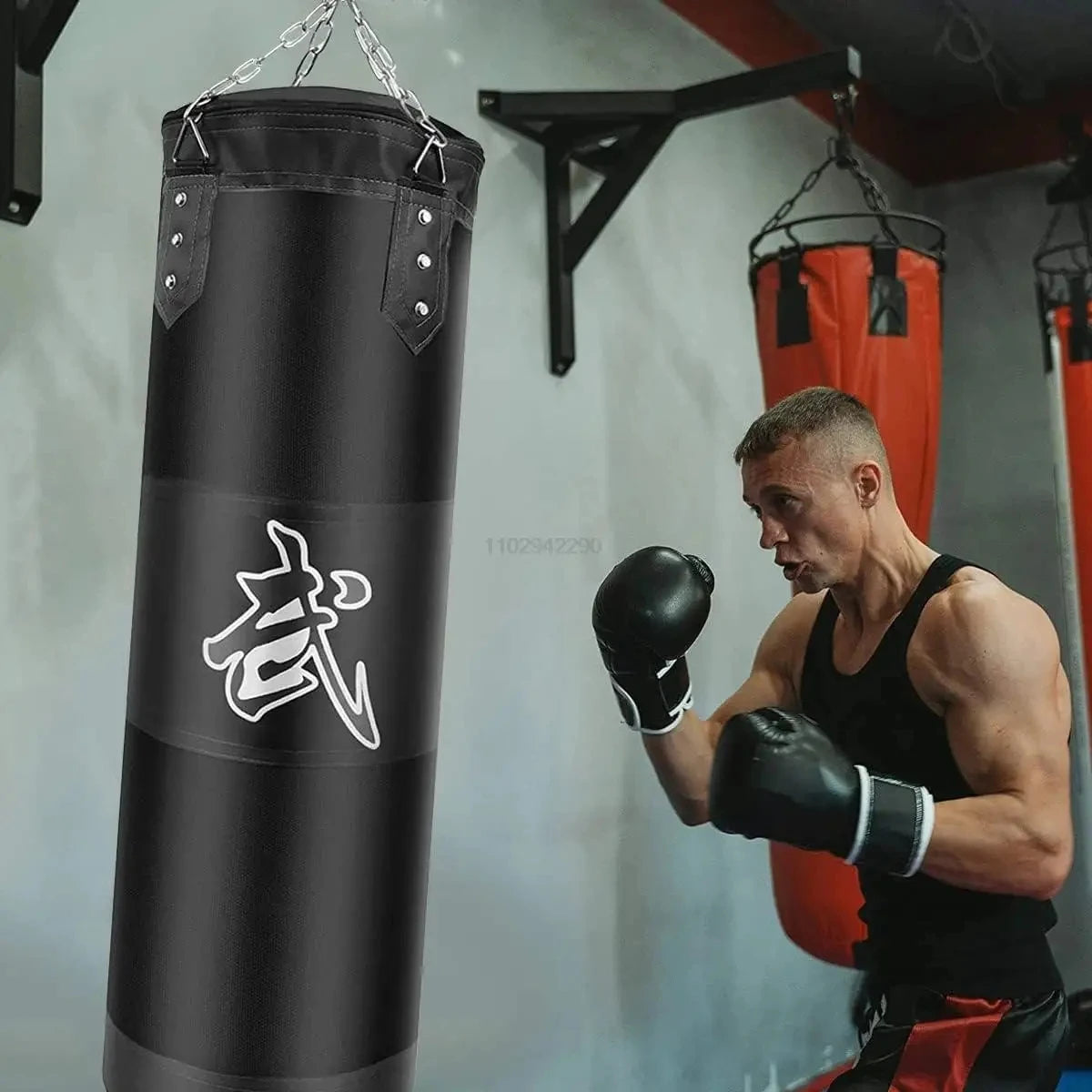 120cm Heavy Boxing Punch Bag Set