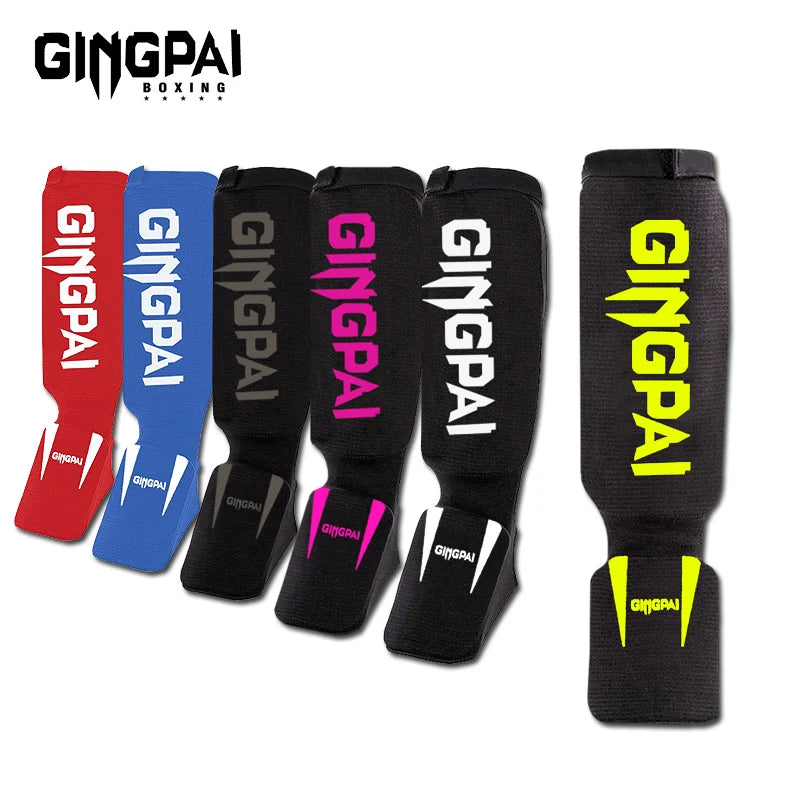 Taekwondo Boxing Leggings Ankle Shin Protection Karate MMA Muay Thai Shin Pads Protector