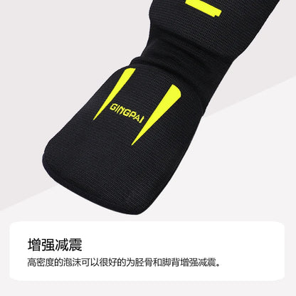 Taekwondo Boxing Leggings Ankle Shin Protection Karate MMA Muay Thai Shin Pads Protector