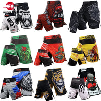 Tiger MMA Pants Combat Boxing Shorts for Men Fitness Gym Sports Jiu-Jitsu Kickboxing Muay Thai Shorts Crossfit BJJ Fight Wear
