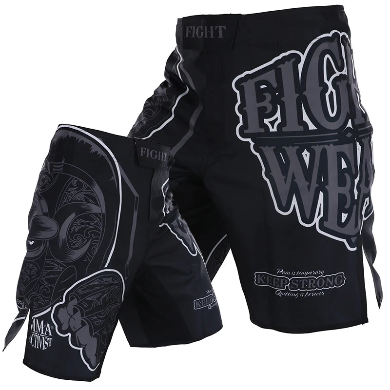 Tiger MMA Pants Combat Boxing Shorts for Men Fitness Gym Sports Jiu-Jitsu Kickboxing Muay Thai Shorts Crossfit BJJ Fight Wear