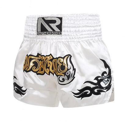 Adults Muay Thai Cord Design Kickboxing Shorts Boys Girls Martial Arts