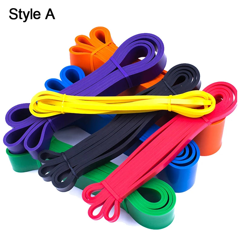 Elastic Fitness Bands, Rubber Workout Resistance Bands