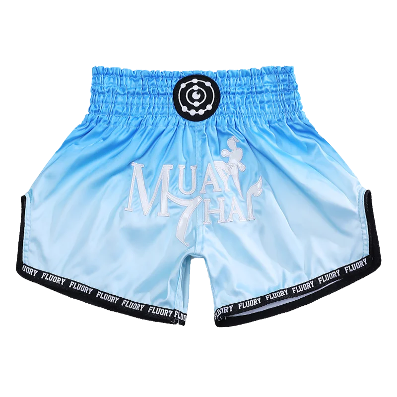 Floral Beautiful Gradient Women's Muay Thai Shorts Fighting Martial Arts