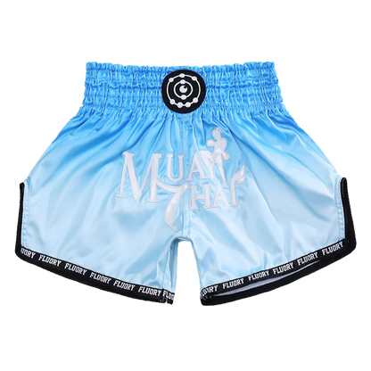 Floral Beautiful Gradient Women's Muay Thai Shorts Fighting Martial Arts
