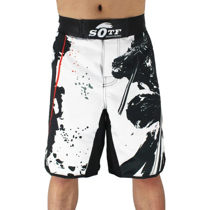 Elastic waist Bushido Fitness fierce ninja combat sport boxing shorts