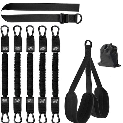 Full-Body Resistance Bands Set, Home Gym Pilates & Strength Kit