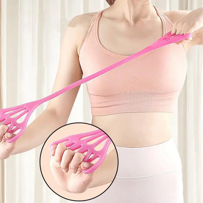 5-Finger Ring Arm Exerciser, Arm & Back Stretch Bands