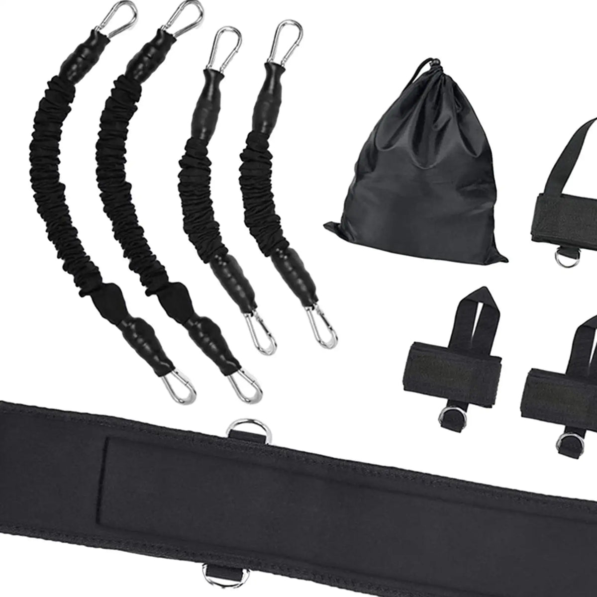 Boxing Resistance Bands with Waist Strap  Adjustable Waist Trainer Resistance Band