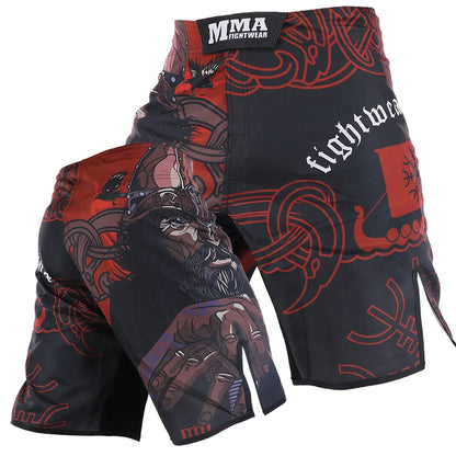 Tiger MMA Pants Combat Boxing Shorts for Men Fitness Gym Sports Jiu-Jitsu Kickboxing Muay Thai Shorts Crossfit BJJ Fight Wear