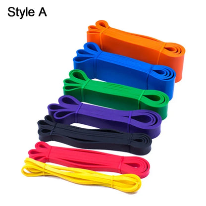 Elastic Fitness Bands, Rubber Workout Resistance Bands