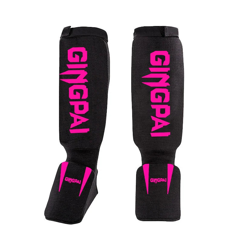 Taekwondo Boxing Leggings Ankle Shin Protection Karate MMA Muay Thai Shin Pads Protector