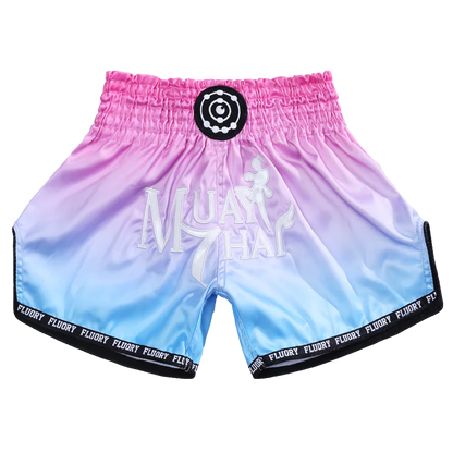 Floral Beautiful Gradient Women's Muay Thai Shorts Fighting Martial Arts