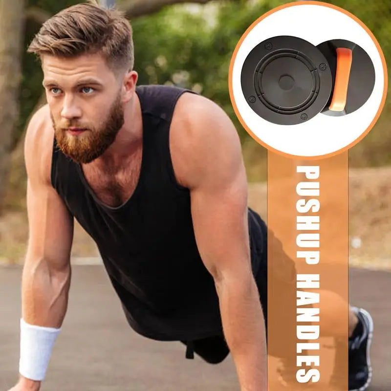 1 Pair Rotating Push-Up Handles, Push-Up Bars for Strength Training