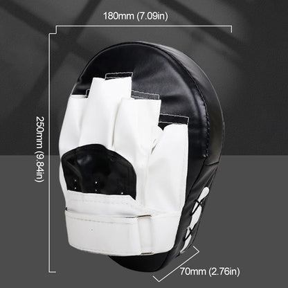 Curved PU Leather Hand Target