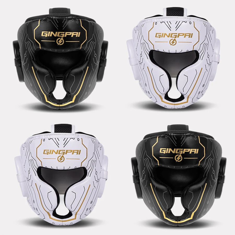 PU Full-Cover Headgear for Boxing & Martial Arts – Kids & Adult Training