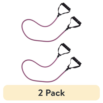 [2-Pack] Purple Medium Resistance Fitness Bands