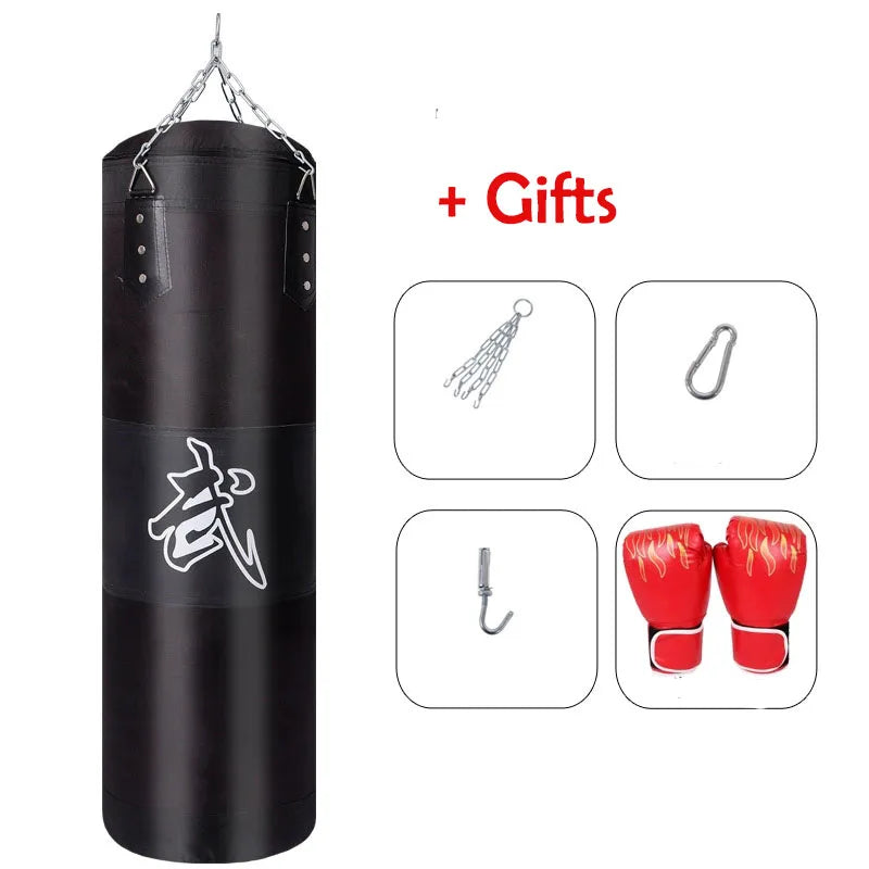 120cm Heavy Boxing Punch Bag Set