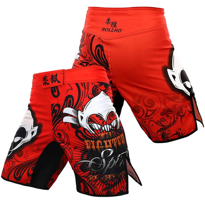 Tiger MMA Pants Combat Boxing Shorts for Men Fitness Gym Sports Jiu-Jitsu Kickboxing Muay Thai Shorts Crossfit BJJ Fight Wear
