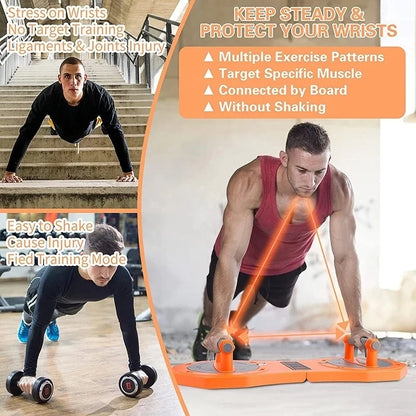 360 Degree Rotation Push-Up Board Portable Home Workout Push-Up Stands