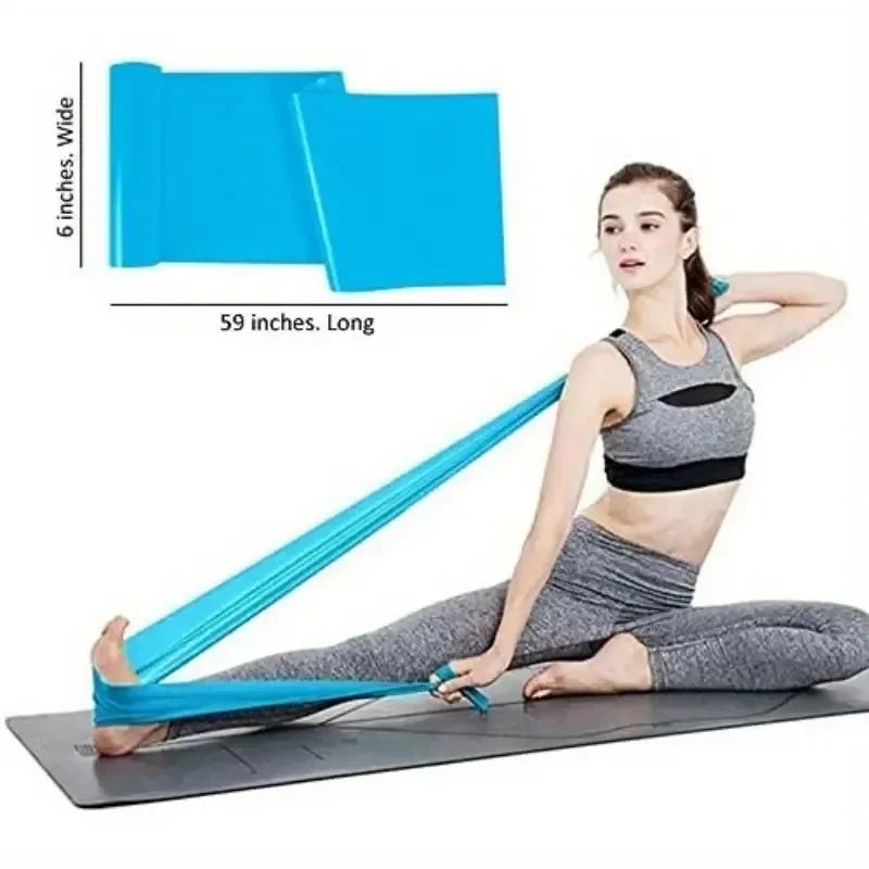 3pcs Elastic Workout Bands, Yoga Tension & Resistance Bands