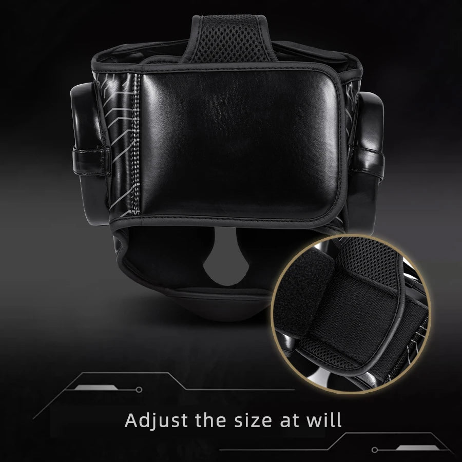 PU Full-Cover Headgear for Boxing & Martial Arts – Kids & Adult Training