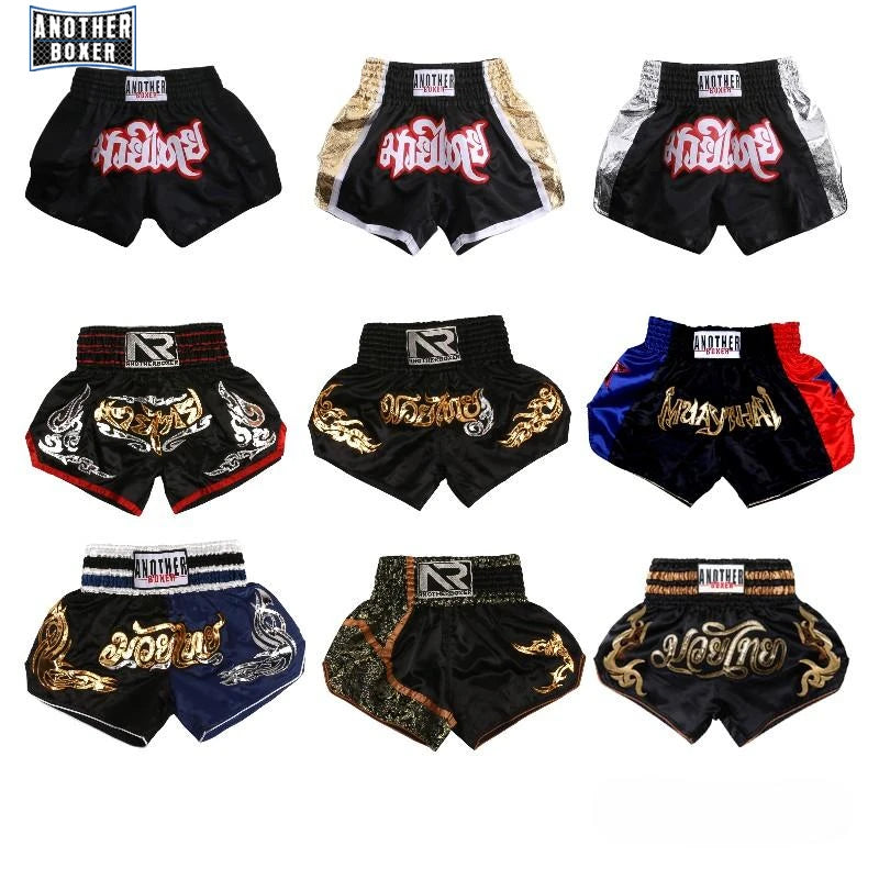 Boxing Shorts for Men Women Children, High Grade Muay Thai Man