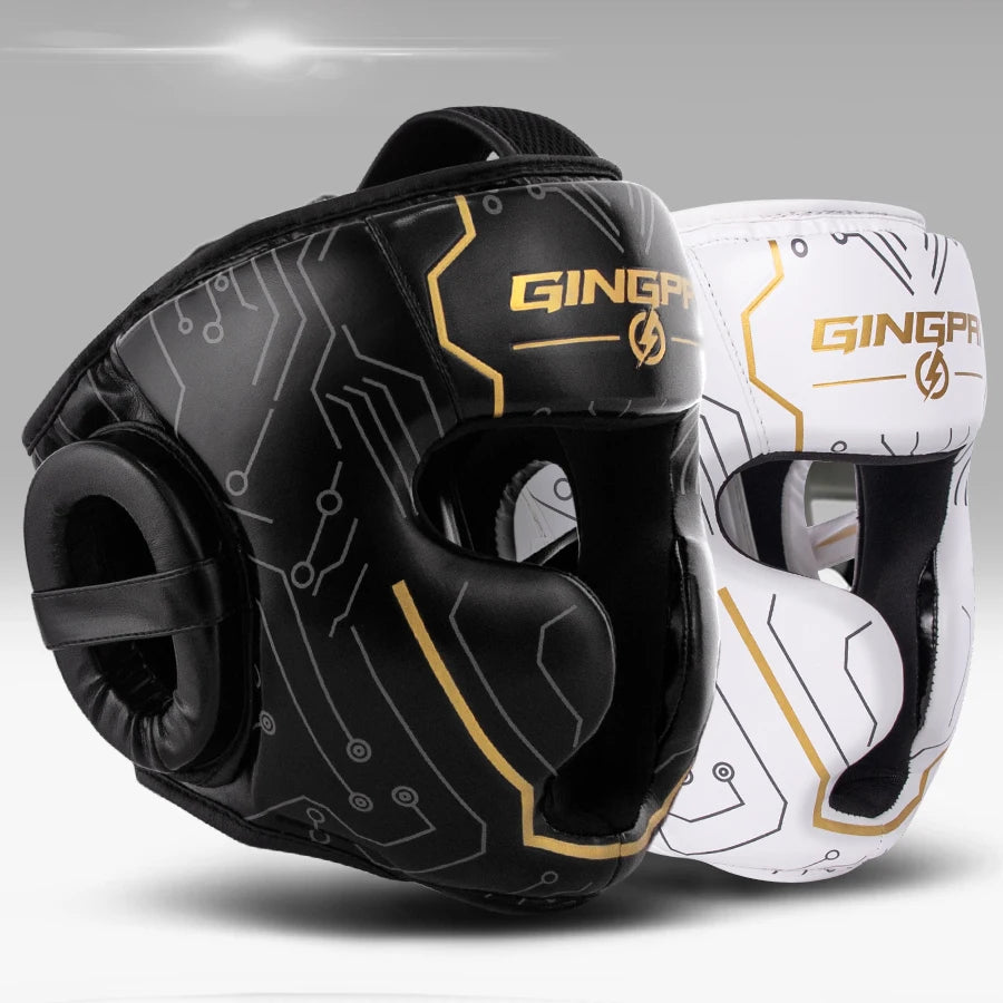 PU Full-Cover Headgear for Boxing & Martial Arts – Kids & Adult Training