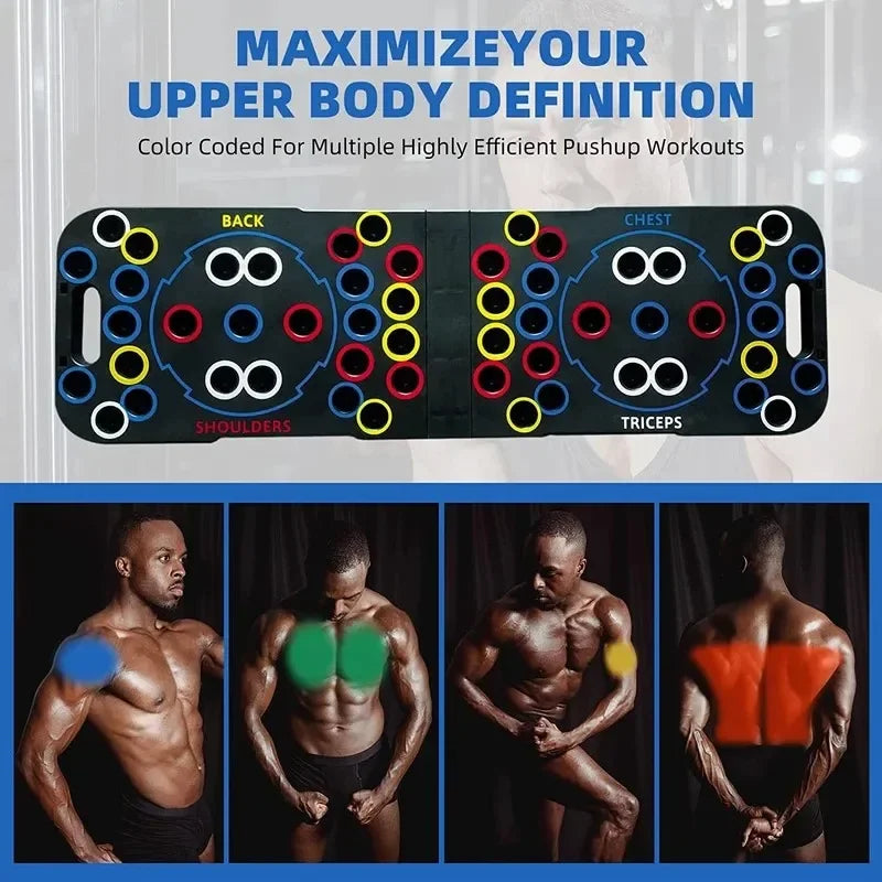 Push-Up Support Board, Multifunctional Exercise Board