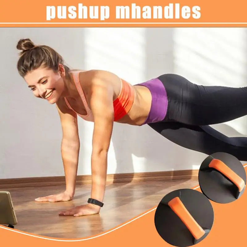 1 Pair Rotating Push-Up Handles, Push-Up Bars for Strength Training
