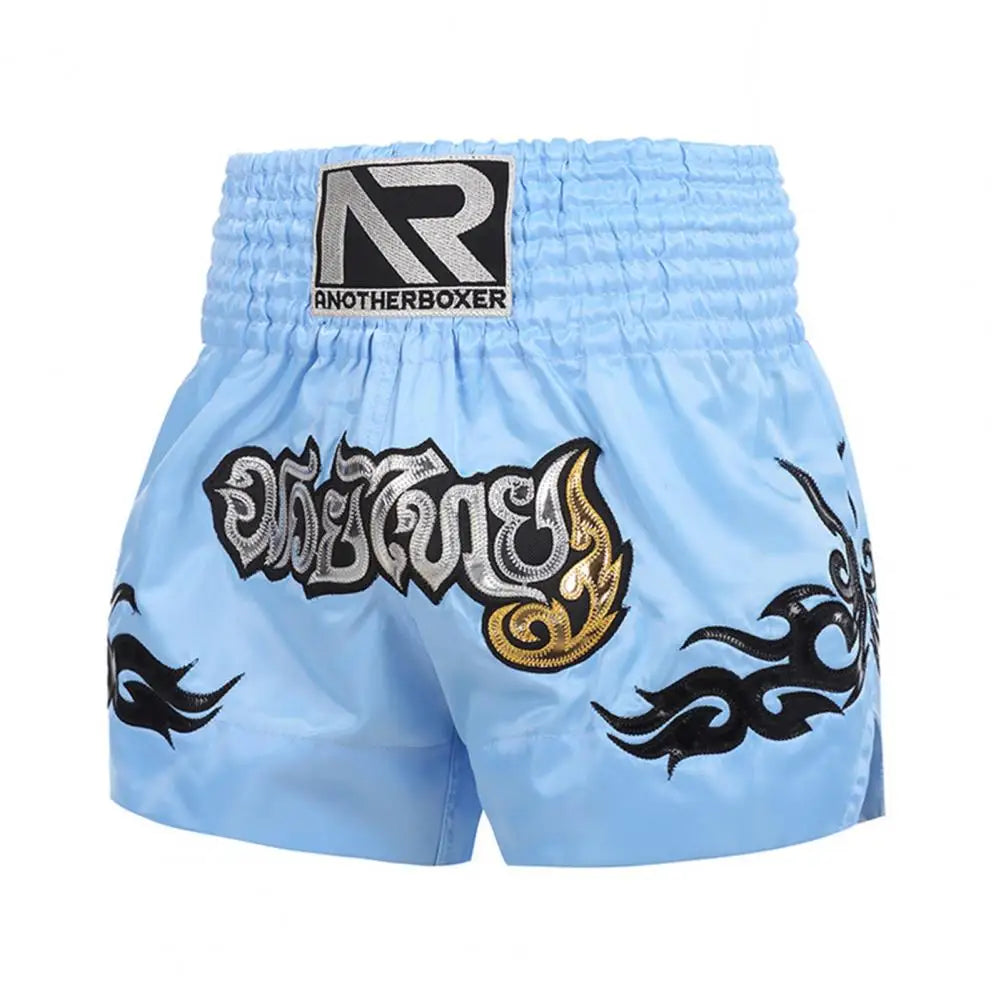 Adults Muay Thai Cord Design Kickboxing Shorts Boys Girls Martial Arts