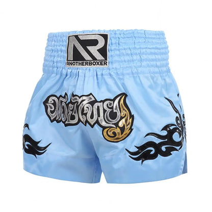 Adults Muay Thai Cord Design Kickboxing Shorts Boys Girls Martial Arts