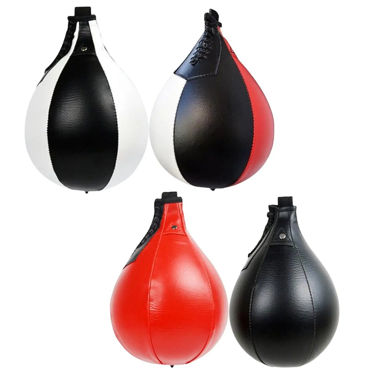PU Leather Boxing Ball Punch Bag Speedballs Fitness Pear-Shaped Mma Training