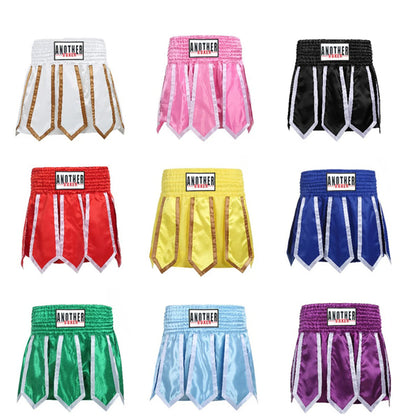 Streamer Style Boxing Training Trunks Free Fighting Sanda Half Pants