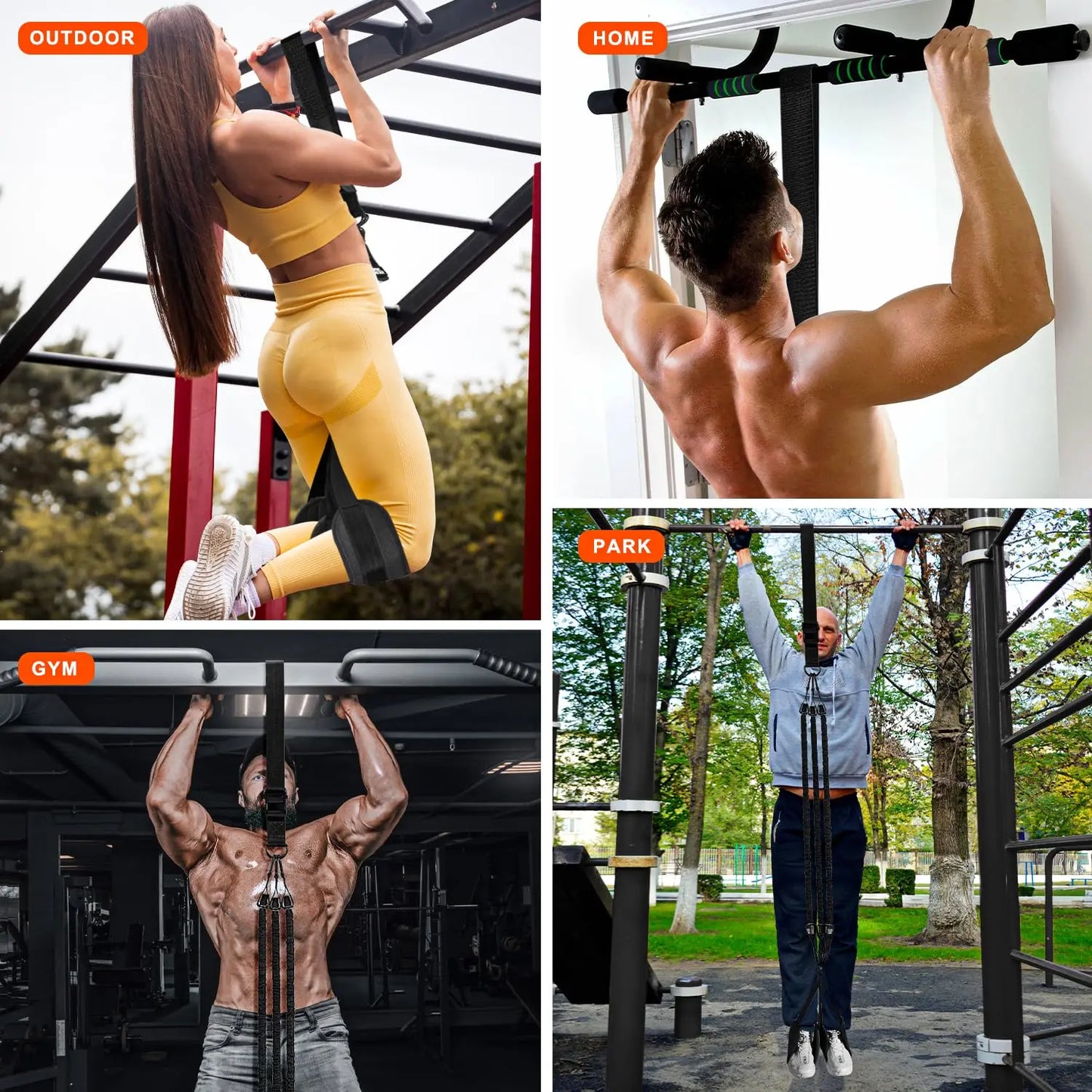 75–300LB Assisted Pull-Up Bands