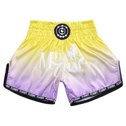 Floral Beautiful Gradient Women's Muay Thai Shorts Fighting Martial Arts