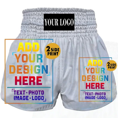 Custom MMA Muay Thai shorts, bring your design or brand logo