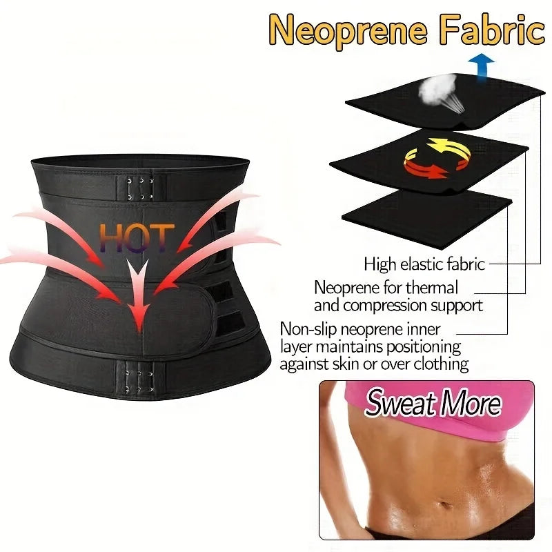 Triple Hook Fitness Waist Trainer