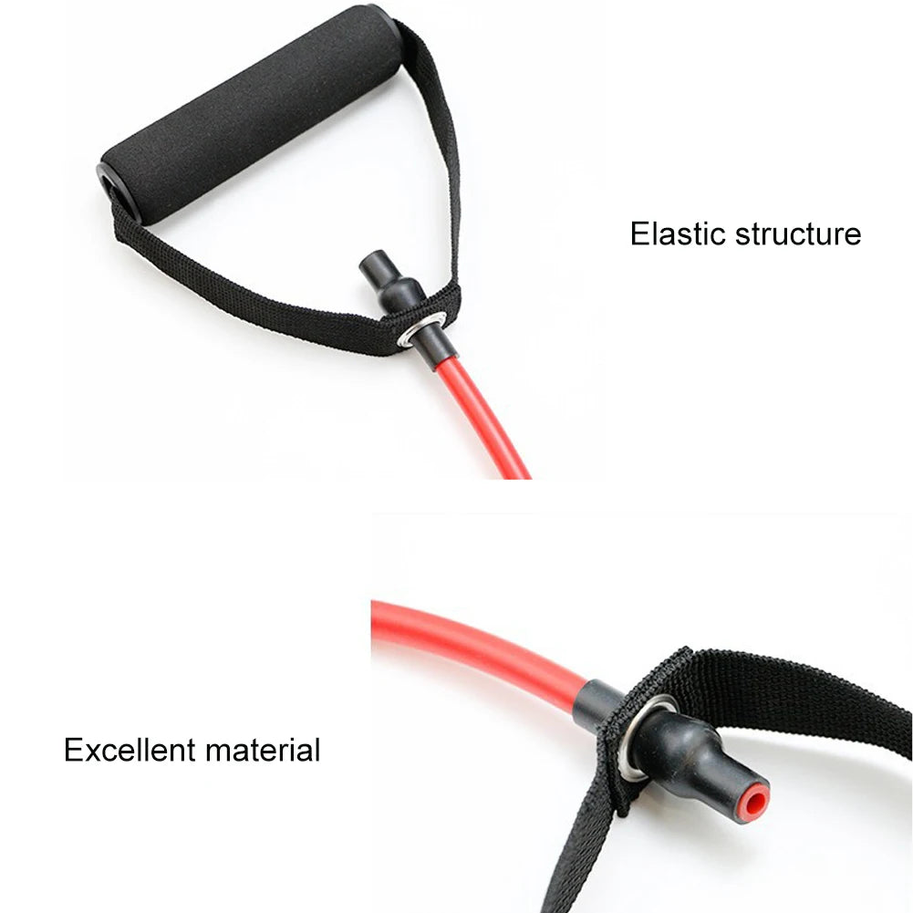 Strength Training Bands with Handles, Exercise Pull‑Rope Resistance Bands