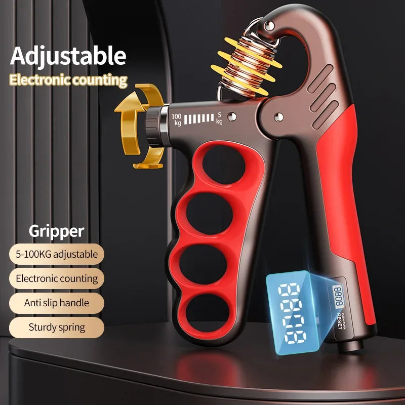Electronic Grip Strengthener (5–100kg)