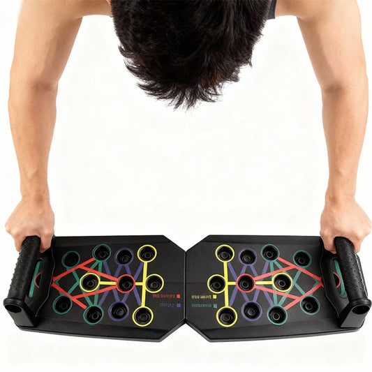 Portable Foldable Push-Up Board Set, Multifunctional Push-Up Trainer